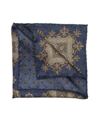 Men's Brando Double Sided Silk Pocket Square