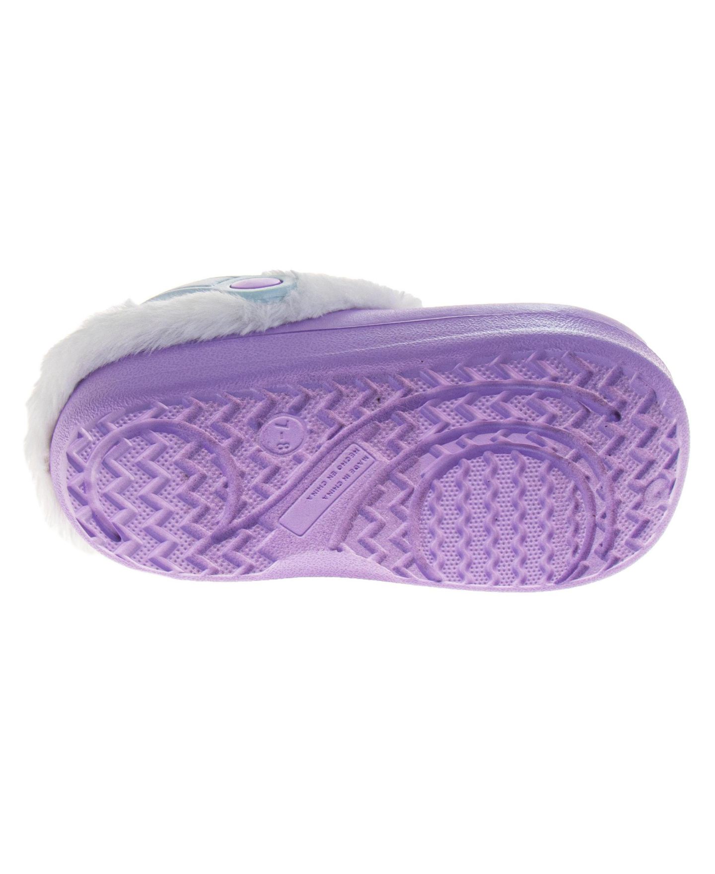 Сабо Disney Frozen Anna and Elsa Clogs Fuzzy, Fleece Lined, and Warm Garden Shoes для девочек, цвет: Сиреневый — фото 7