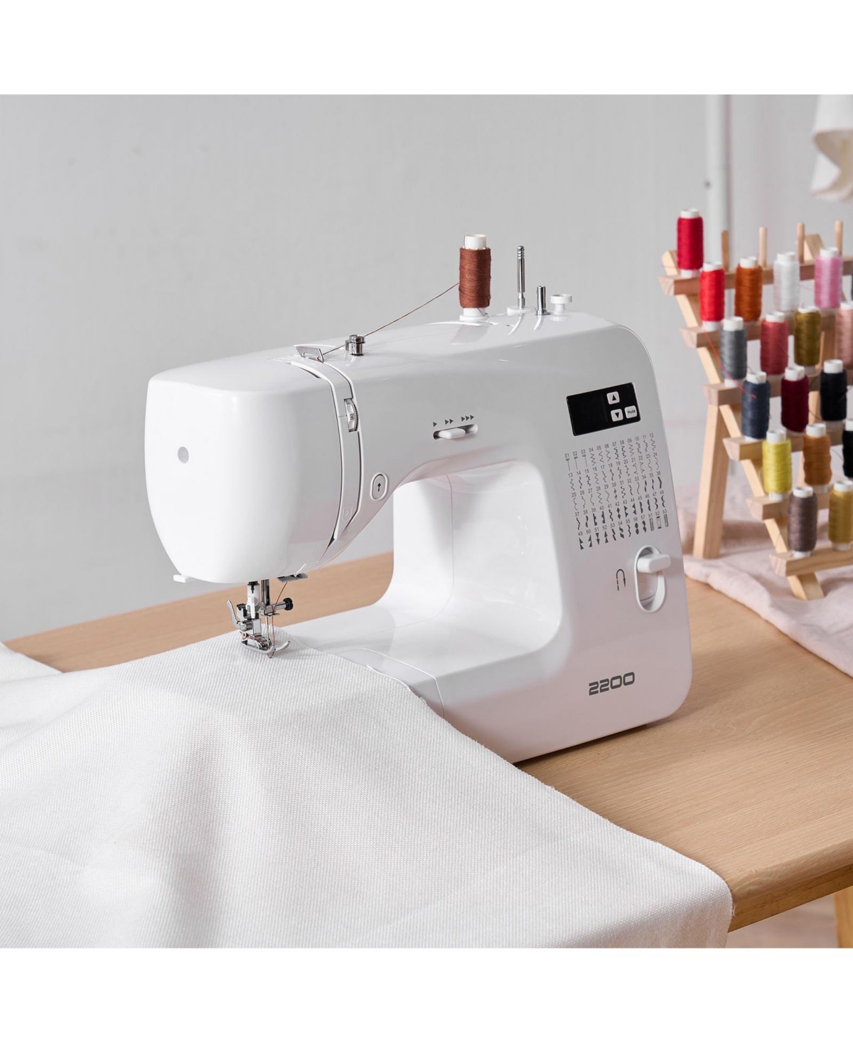 Sugift Computerized Sewing Machine with 60 Built-In Stitches, Led Display and Heavy-Duty Metal Frame