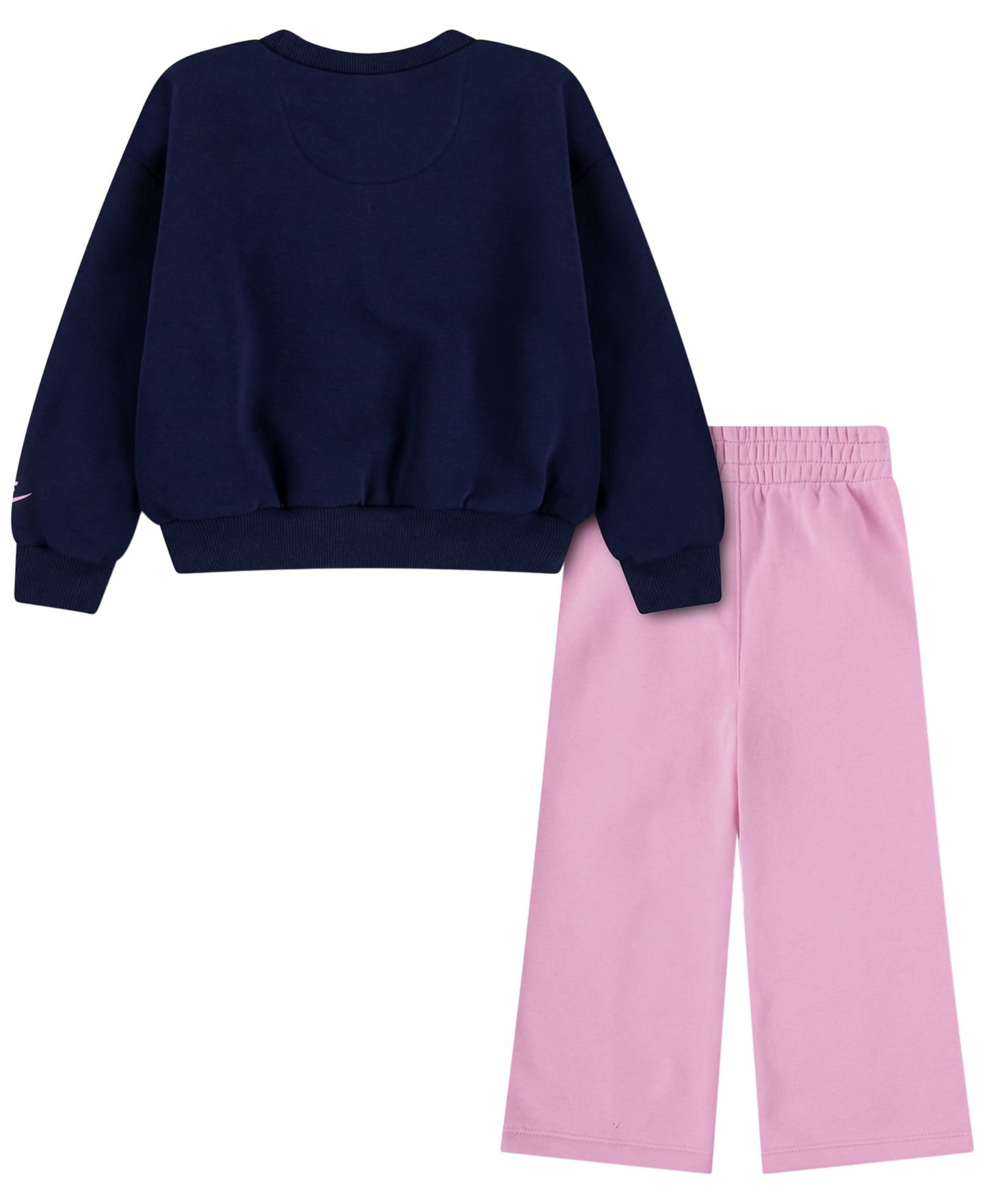 Комплект Nike Retro Remix Graphic Top and Pants, 2-Piece Set для девочек-малышей, цвет: Розовый — фото 2