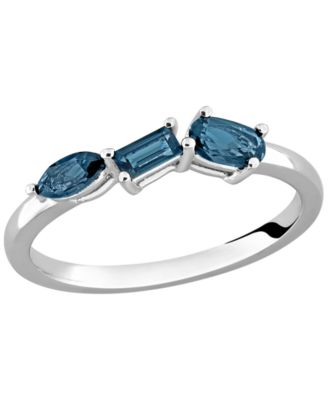 Amethyst (5/8 ct. t.w.) Ring in Sterling Silver (Also Available in Blue Topaz, Rhodolite)