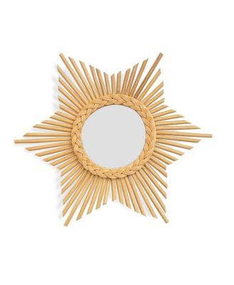 Rattan Starburst Wall Mirror