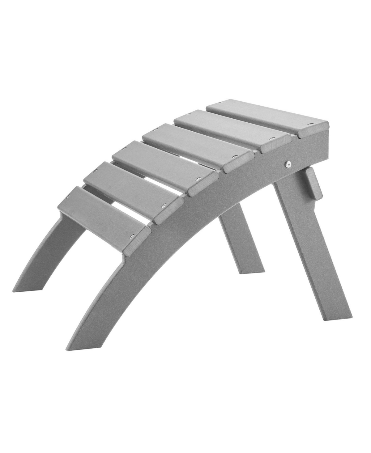 Cozito Adirondack Ottoman, Hdpe Folding Patio Foot Rest