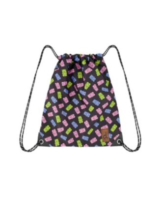 Little Girl Gummy Bears Lightweight Durable Drawstring Bag