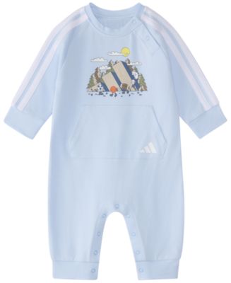 adidas Baby Boys' 3S Mountain Long-Sleeve Coverall - Macy's