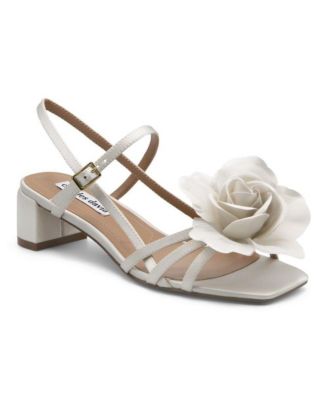  Womens Deb Floral Low Heel Sandal