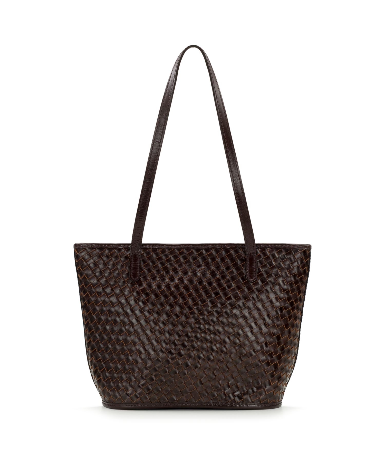 Emmie Medium Woven Leather Tote Handbag