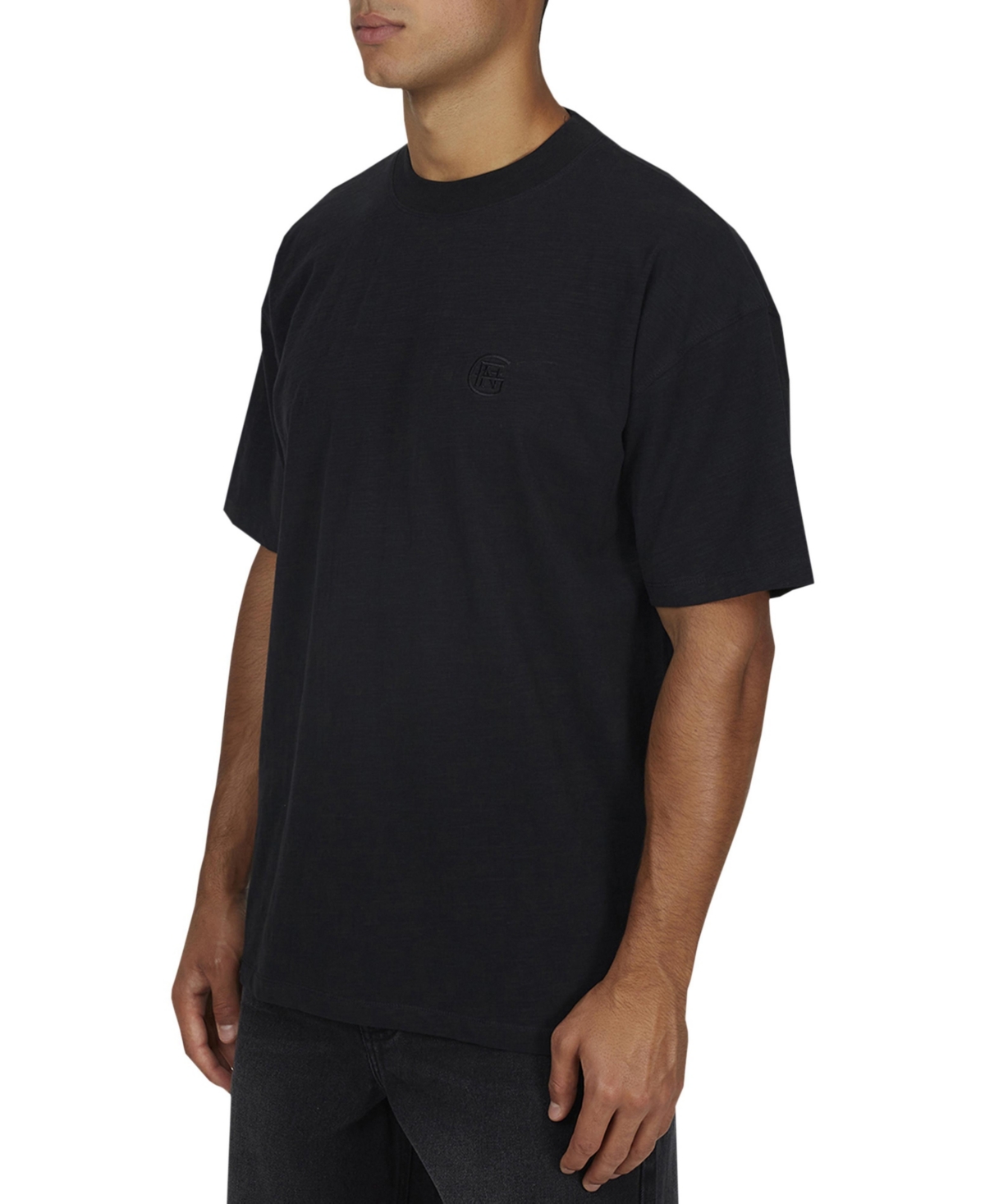 Good For Nothing Men's Emblem Tonal Relaxed Slub T-shirt