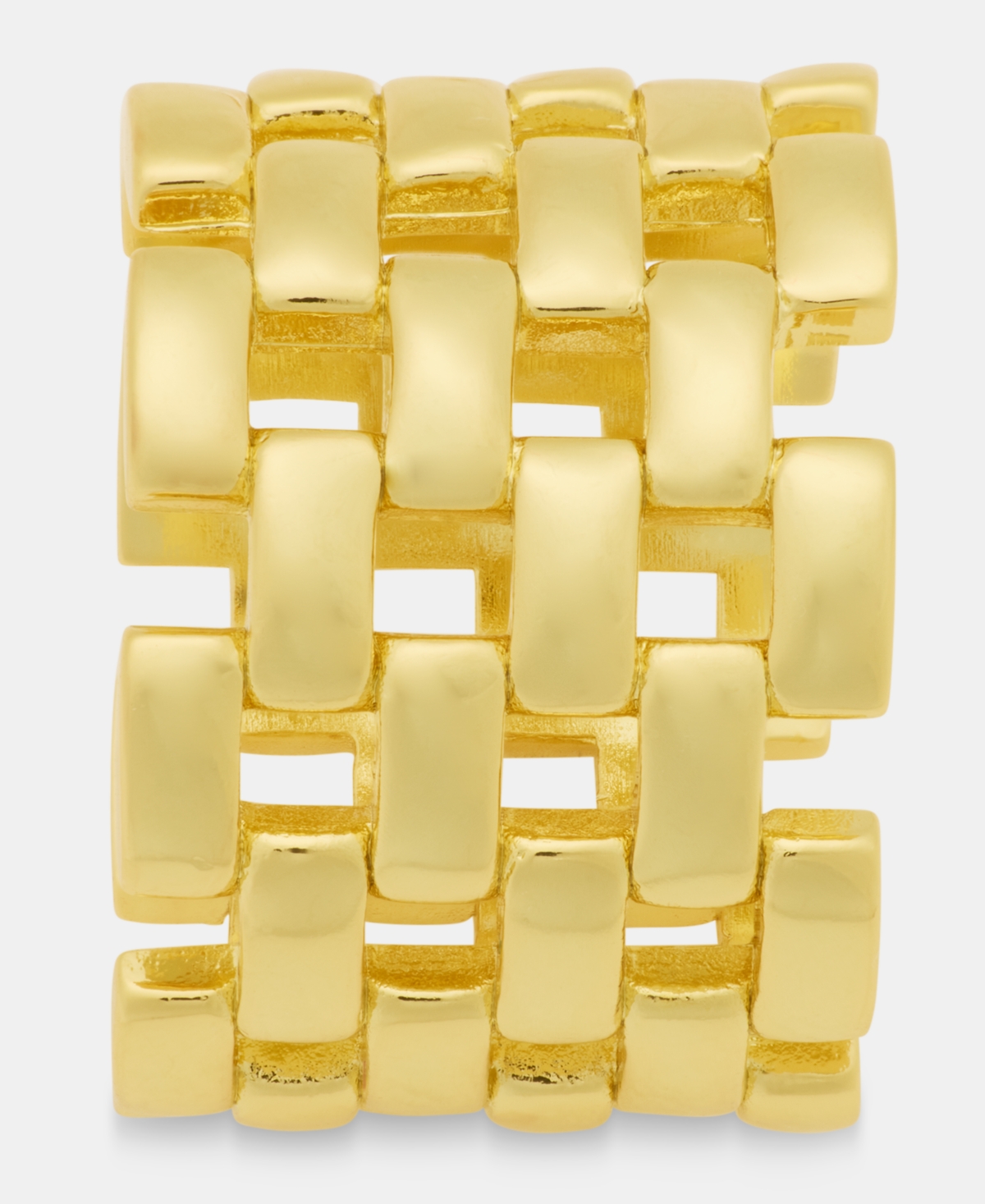 I.n.c. International Concepts Gold-Tone Basketweave Ring, Macy's Exclusive