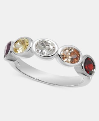 Multi-Stone Oval Ring