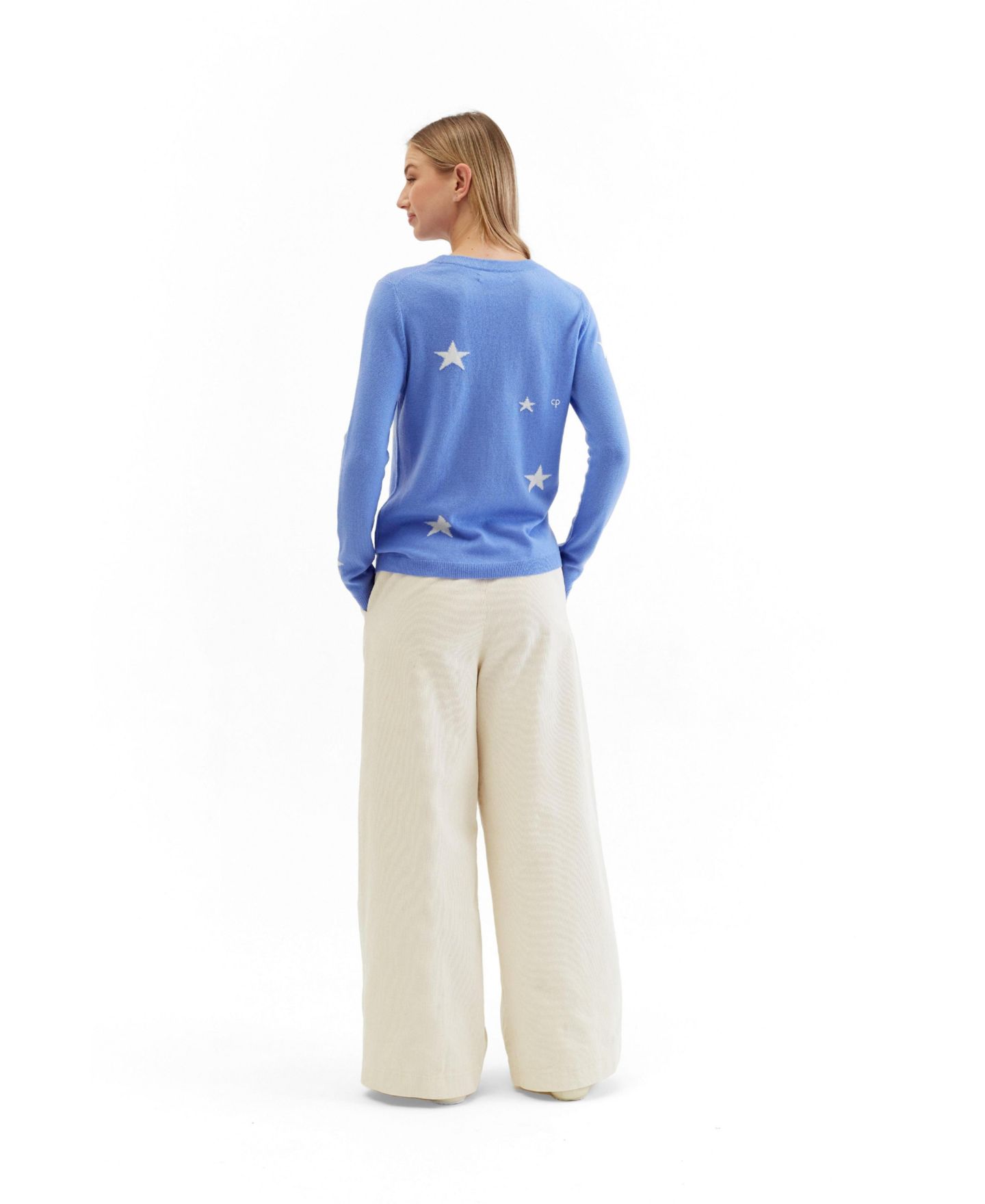Женский свитер Chinti & Parker Wool Cashmere Star, цвет: Синий — фото 2