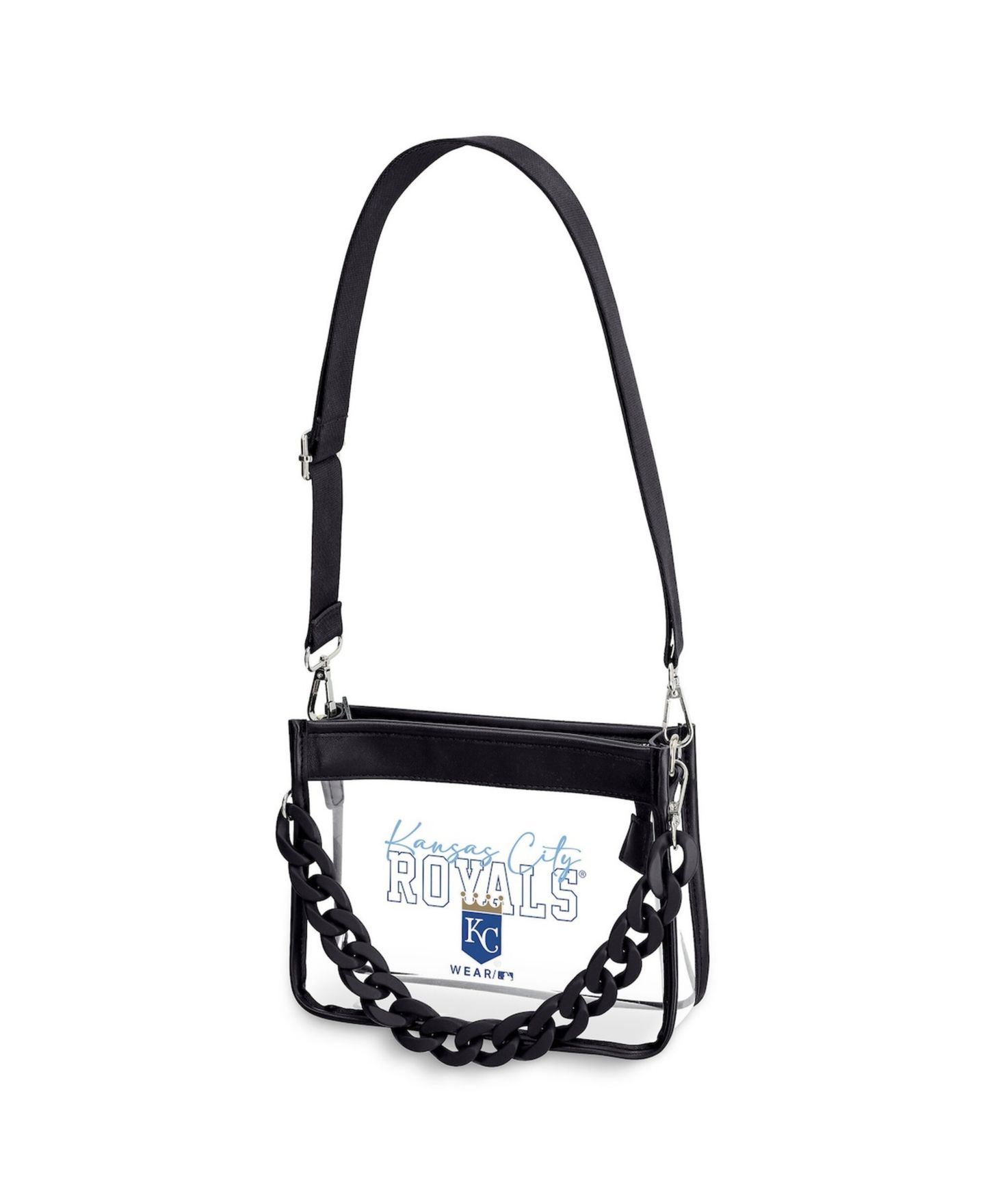 Женская сумка WEAR by Erin Andrews Kansas City Royals Plastic Chain Mini Crossbody — фото 1