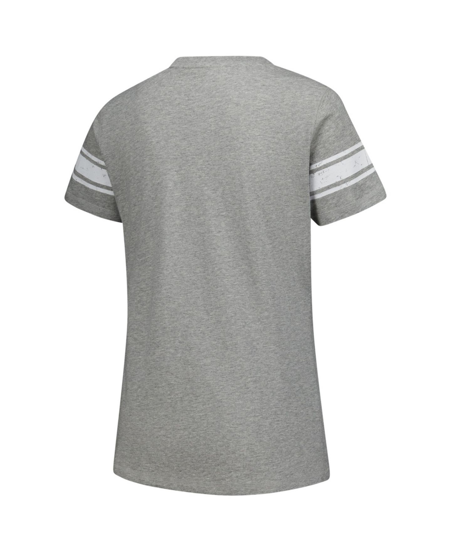 Женская футболка G-III 4Her by Carl Banks Heather Gray NASCAR Daytona 500 First Pick V-Neck — фото 3