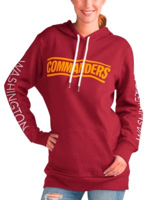 Women's Burgundy Washington Commanders Extra Inning Pullover Hoodie