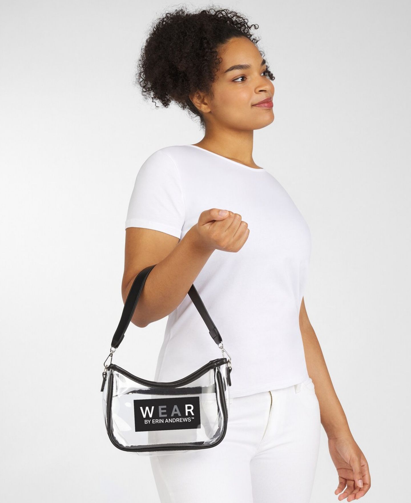 Женская сумка WEAR by Erin Andrews Boston Bruins Clear Stadium Mini Purse — фото 4
