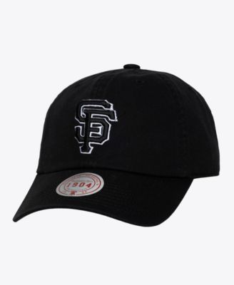 Men's and Women's Black White San Francisco Giants 1904 Strapback Adjustable Hat