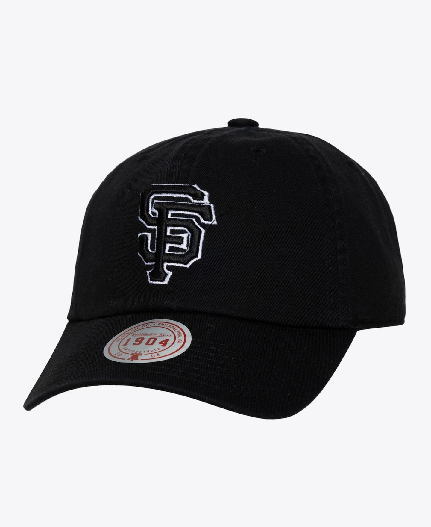 Кепка Mitchell & Ness Black White San Francisco Giants 1904 Strapback Adjustable Hat — фото 1