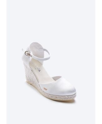 Women's Satuna Limited Edition Silk Espadrille Wedges Ankle Strap