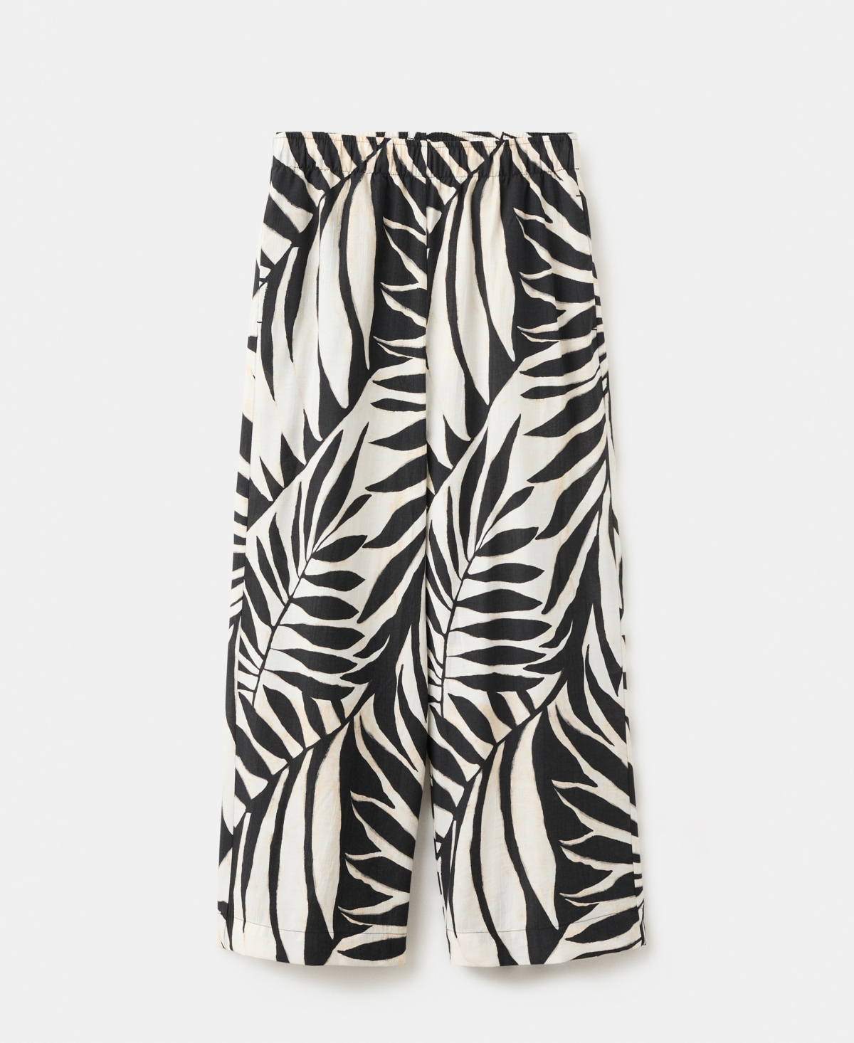 Mango Women's Tropical Print Pants