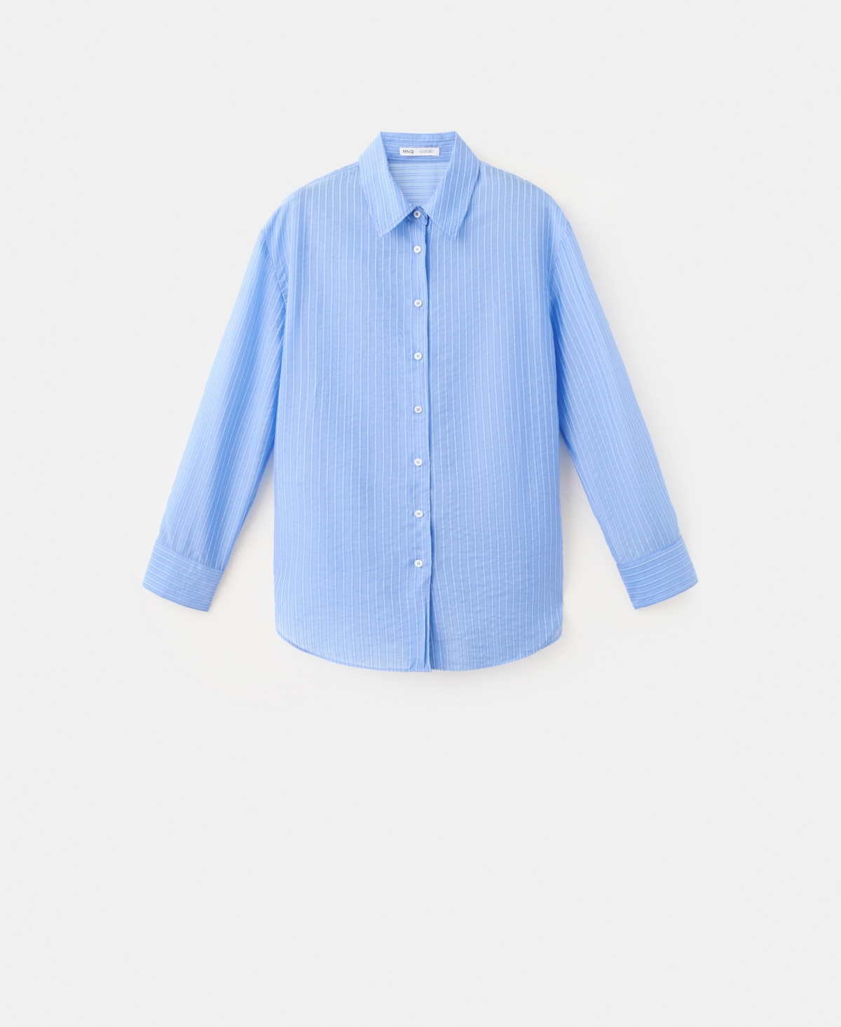 Mango Women's Striped Lyocell Top