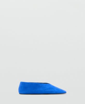 Women's Suede Leather Ballet Flats