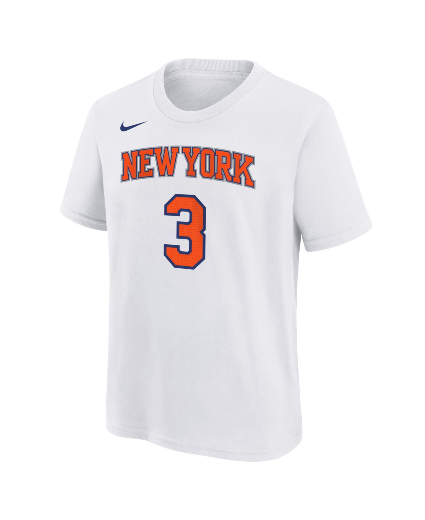 Детская футболка Nike Josh Hart White New York Knicks Association Name & Number — фото 2