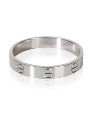White Gold  Small Model Love Ring