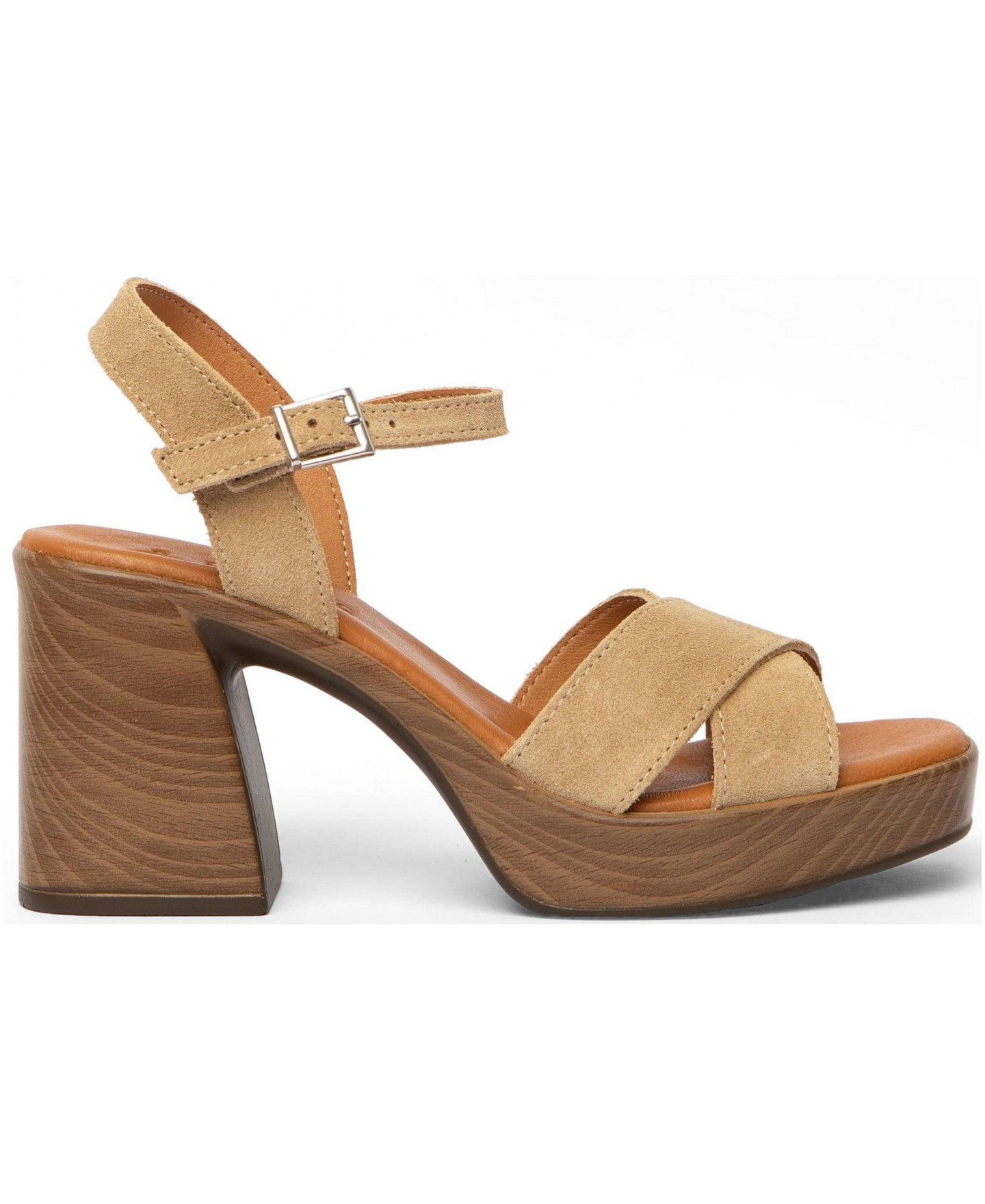 Женские сандалии Menina Step Lena Heeled, цвет: Светлый песочный — фото 2