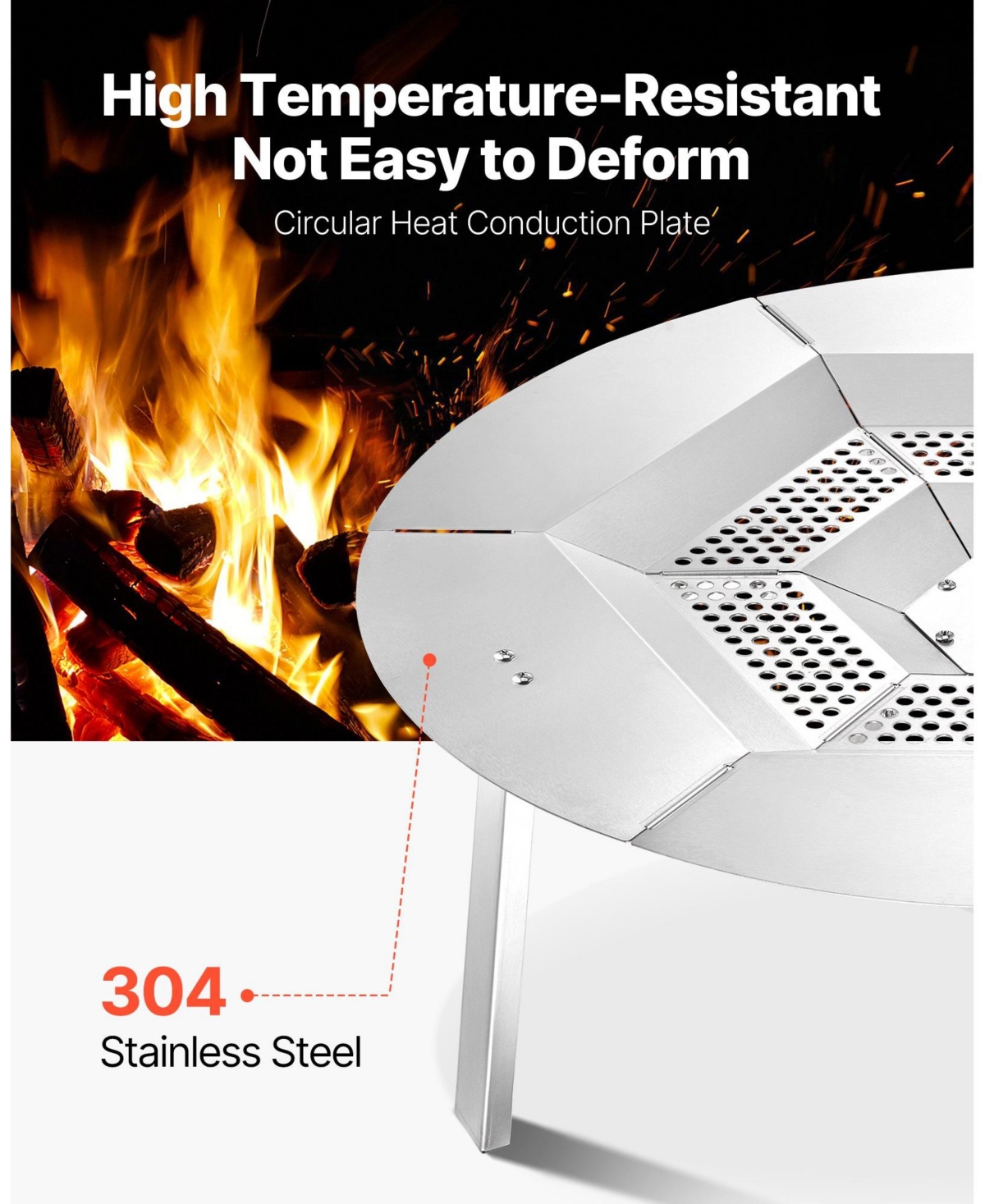 Cozito Fire Pit Heat Deflector
