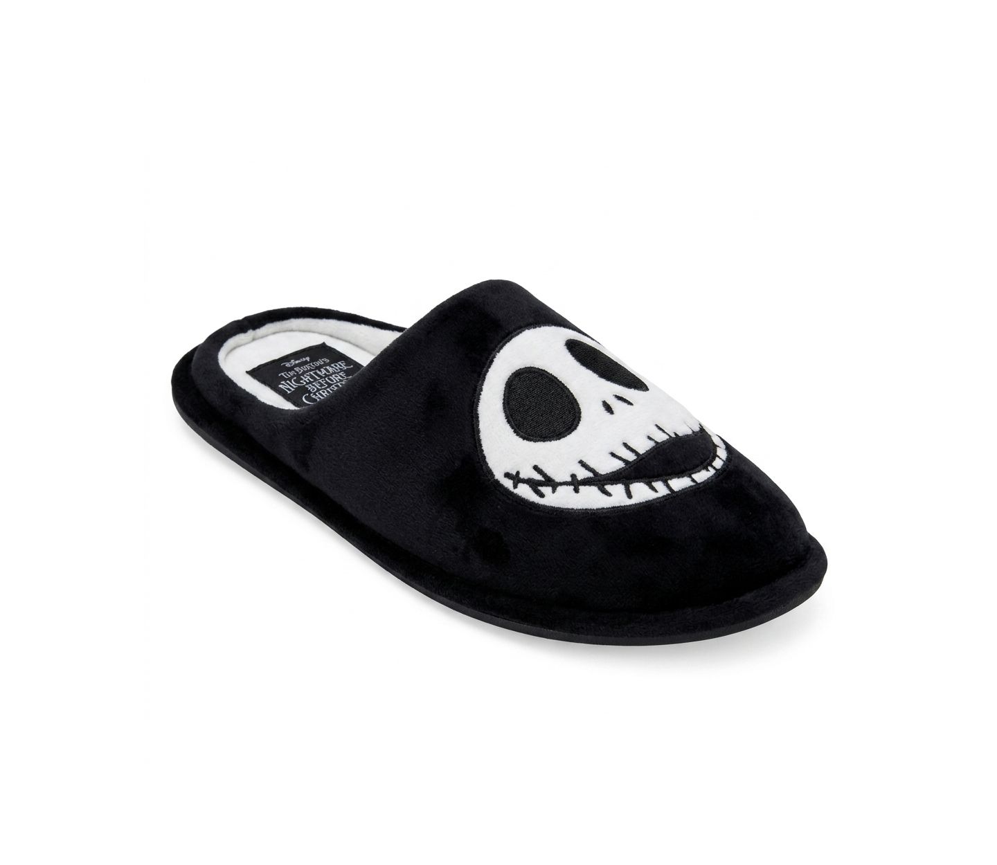 Тапочки Nightmare Before Christmas /Big Kid Cozy Halloween House Slippers для мальчиков, цвет: Чёрный — фото 1