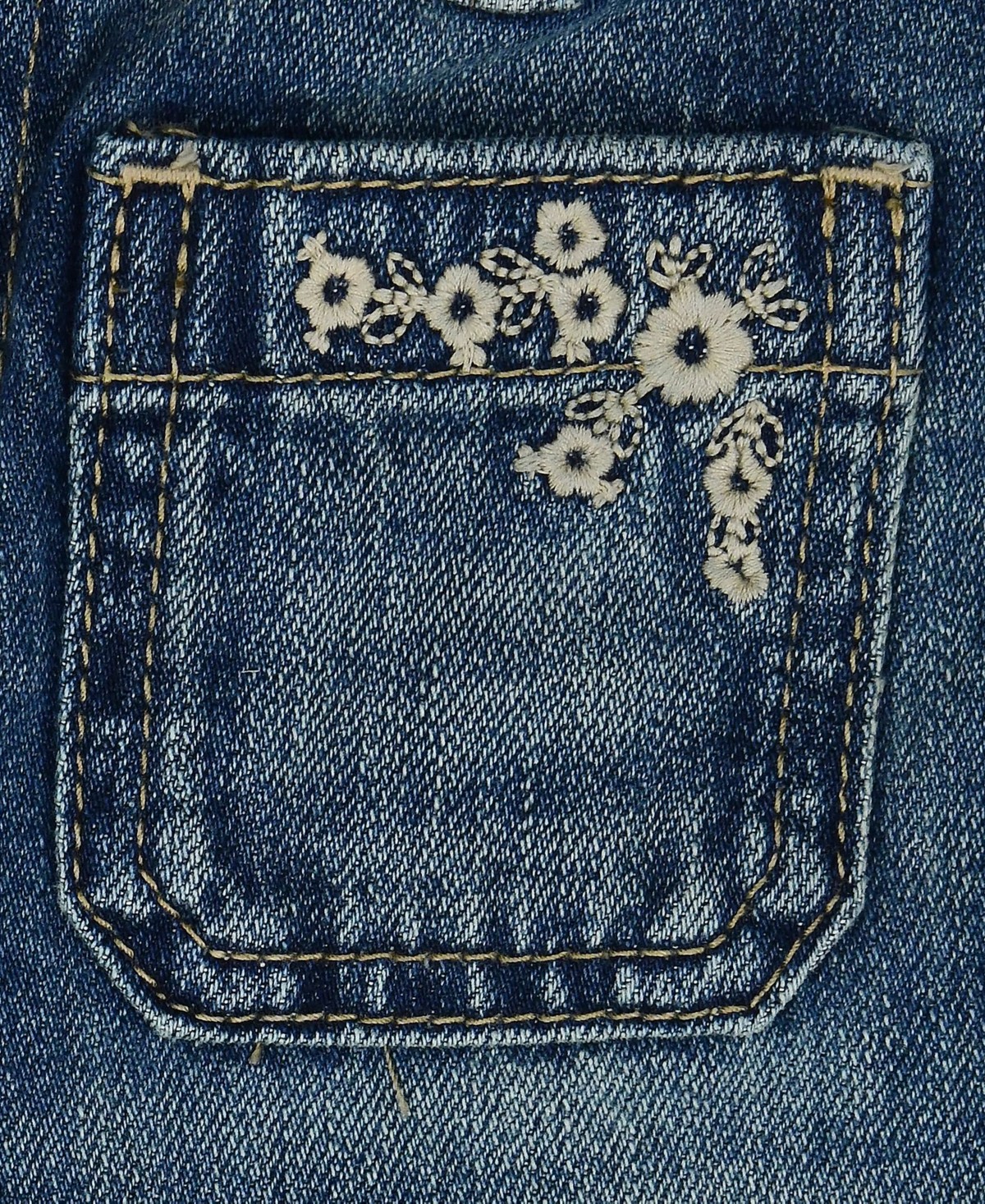 Детские Polo Ralph Lauren Girls' 7-16 Embroidered Flared Cotton Denim Jeans — фото 1