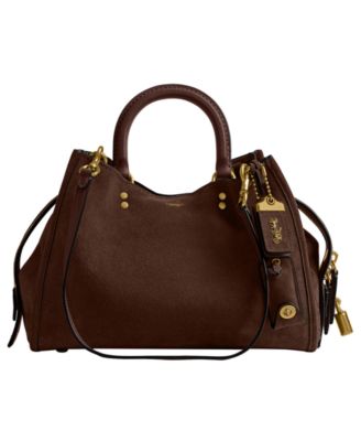 Rogue Medium Suede Satchel Bag 31