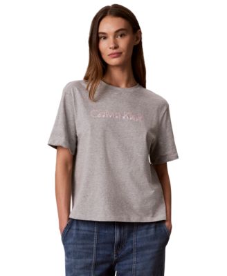 Women's Double Logo High Hip T-Shirt