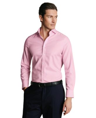 Men's Spread Collar Dress Shirt
