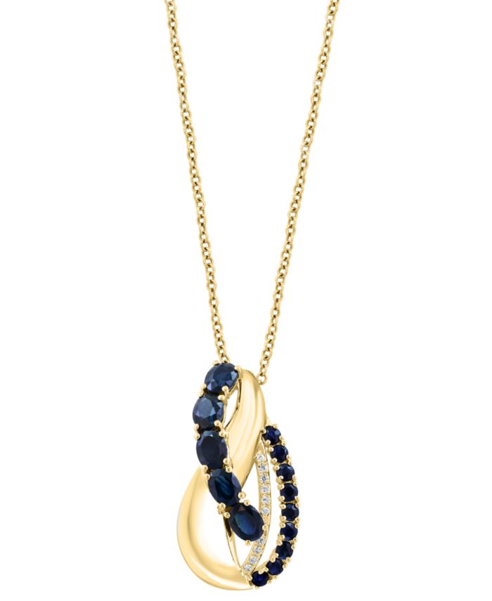 EFFY Collection Sapphire (1-1/3 ct. t.w.) & Diamond (0.03 ct. t.w.)