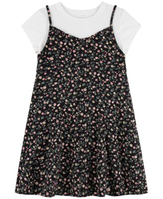 Girls' 5-16 Sweetheart Short-Sleeve Dress