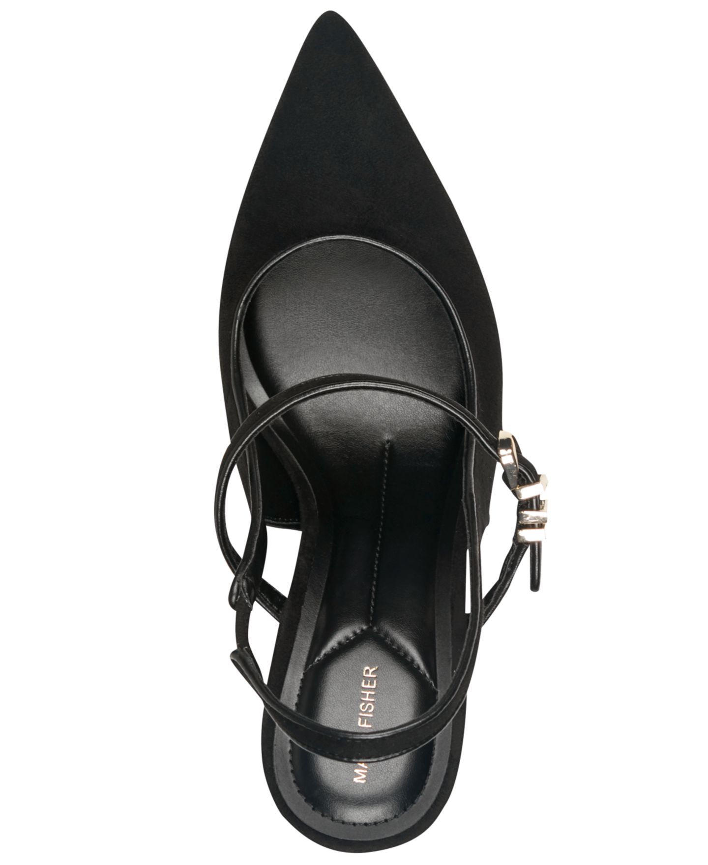 Женские туфли Marc Fisher Cavaler Mary Jane Slingback Pumps, цвет: Чёрный — фото 4