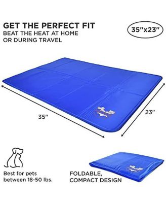 Self-Cooling Gel Dog Mat Delivers Pressure-Activated Relief With No Water, Power, Or Refrigeration Needed