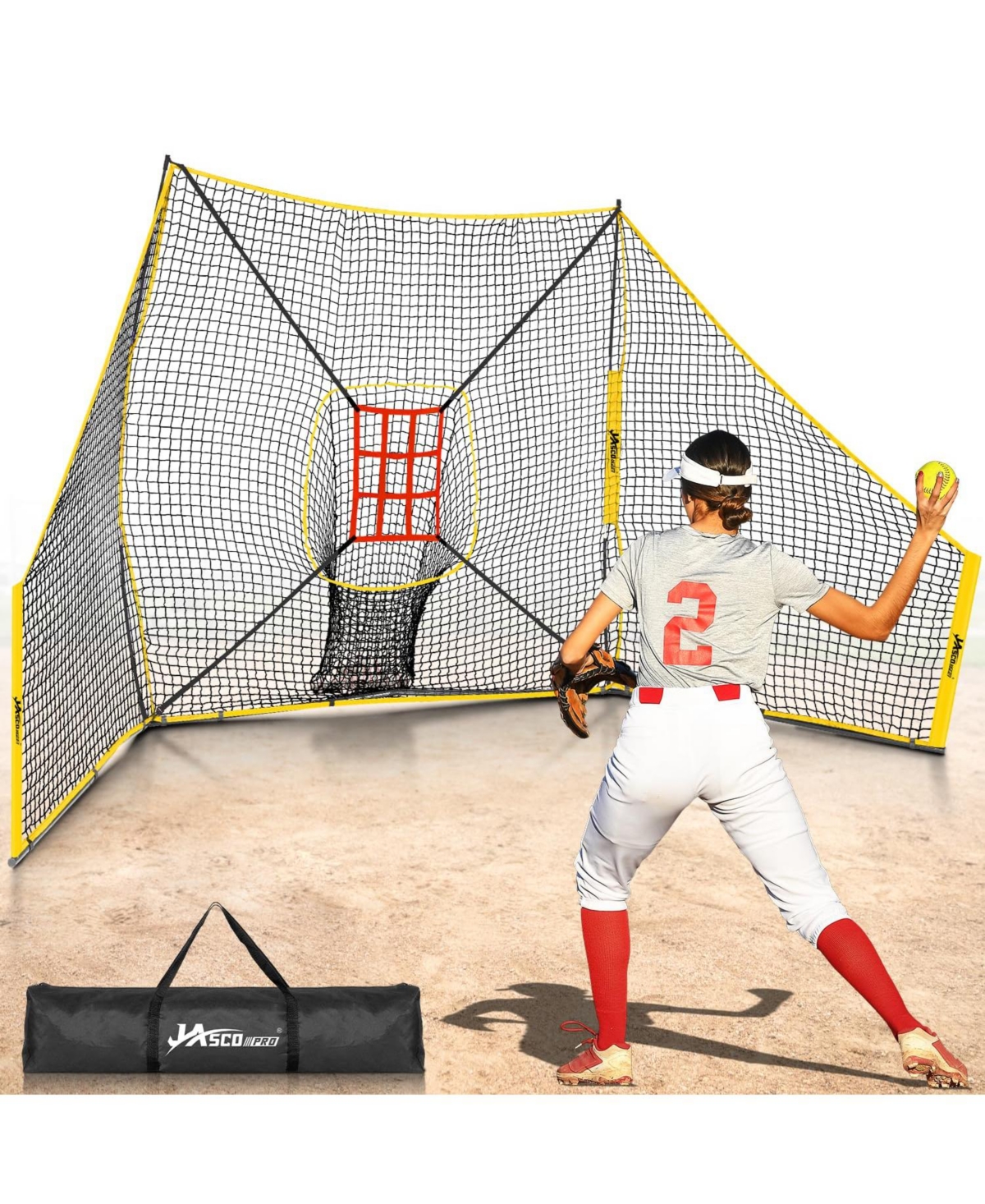 Aoligeijs 12 X7 ft Baseball Field Training Equipment