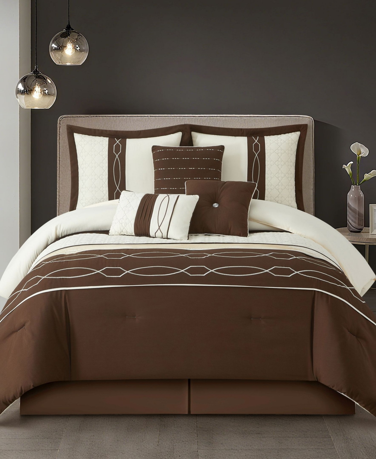 Stratford Park Penley 7-Pc. Comforter Set, California King