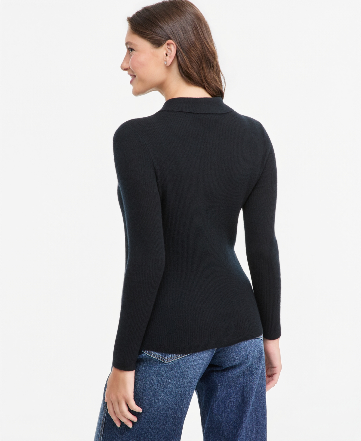 Charter Club Women's Ribbed Featherweight 100% Cashmere Sweater, Macy's Exclusive