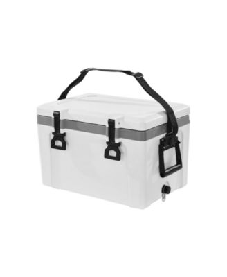 Portable Cooler, Hard Cooler with Handles, Strap and PE PP Insulated Body