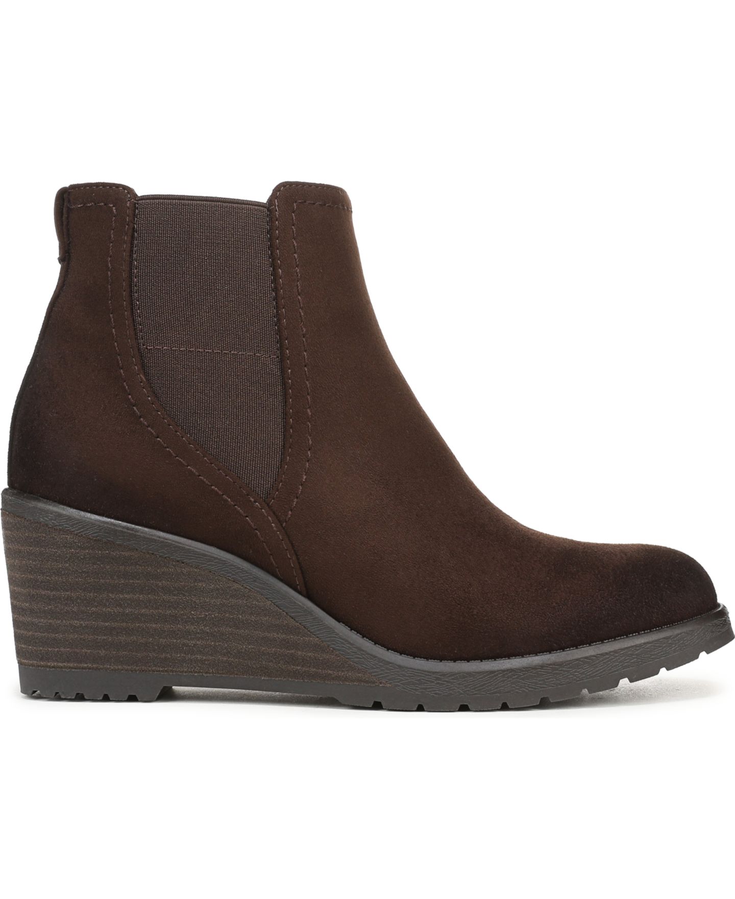 Женские ботинки Dr. Scholl's Camden Chelsea Wedge Short, цвет: Тёмный умбра коричневый — фото 2