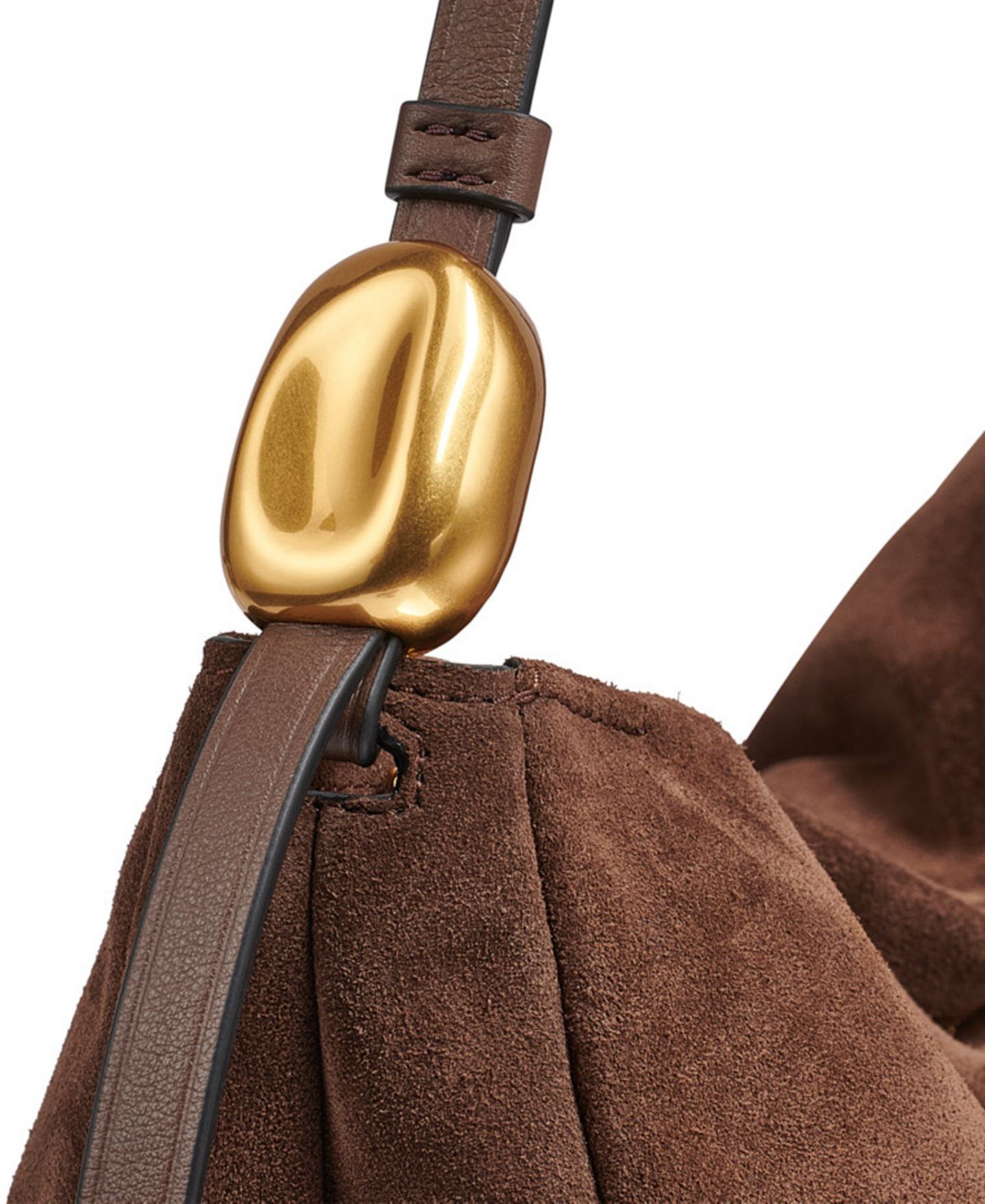 Женская сумка Donna Karan New York Large Shoulder Handbag, цвет: Умбра — фото 5