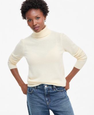 Petite Cashmere Turtleneck Sweater