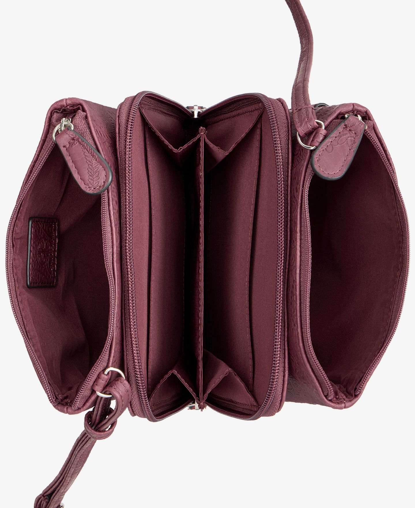 Женская сумка Giani Bernini Paisley Dasher Crossbody, цвет: Бордо — фото 4