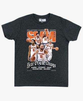 Big Boys and Girls Black New York Knicks 2026 NBA Eastern Conference Champions Cover T-Shirt