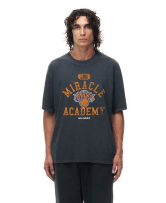 Men's and Women's Heather Black New York Knicks NBA Collection Vintage Boxy T-shirt