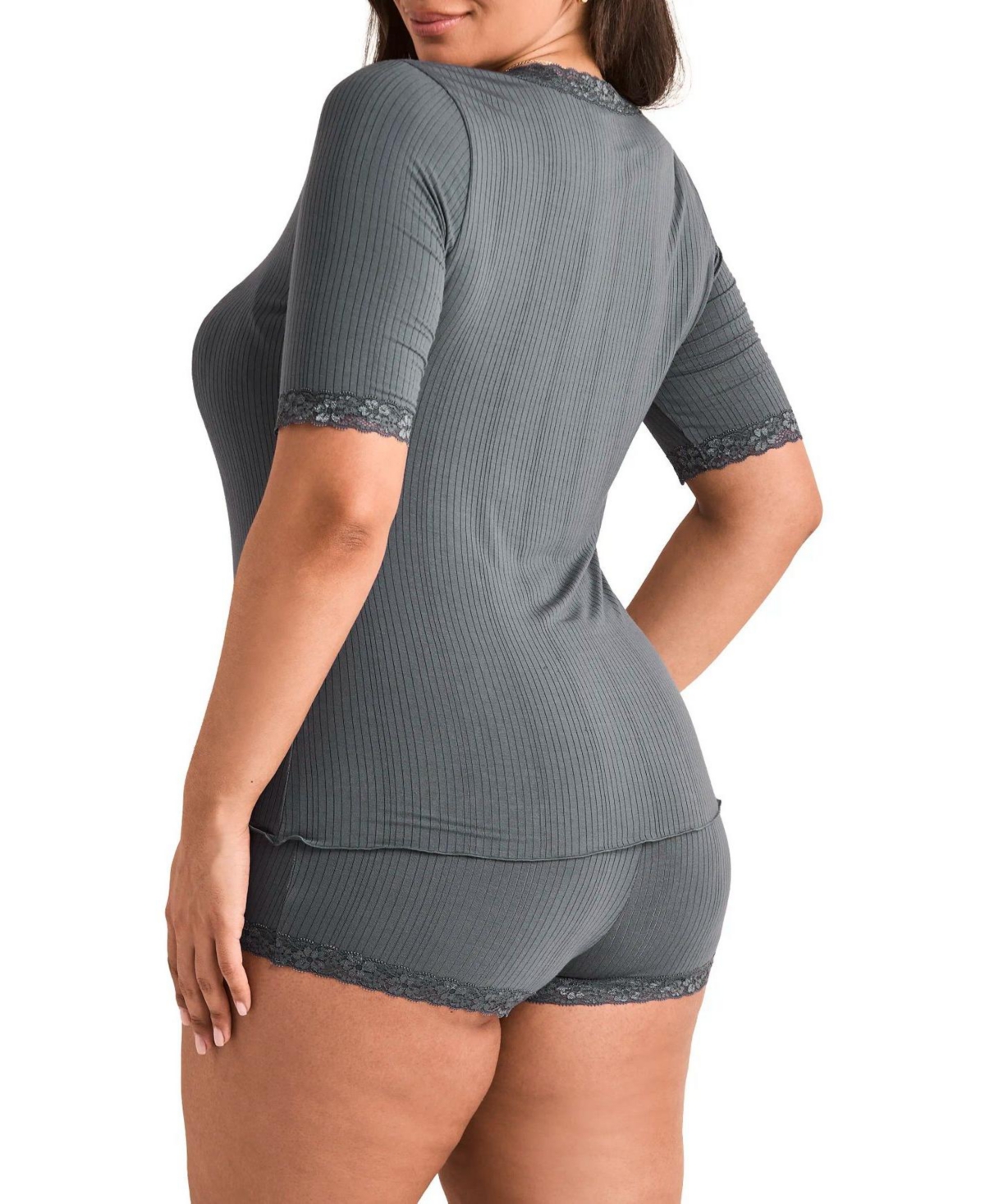 Adore Me Plus Roxie T-shirt and Hot Short Pj Set