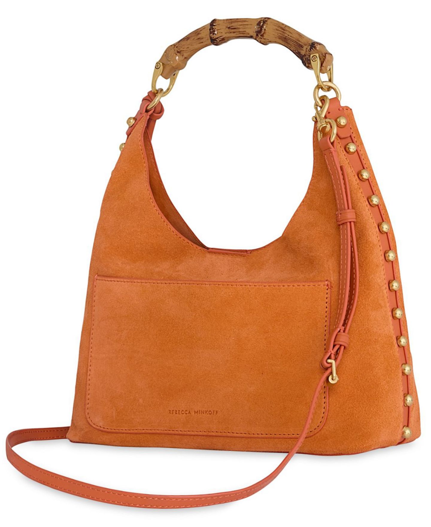 Женская сумка Rebecca Minkoff Nolita Small Top Handle Hobo Handbag, цвет: Светлый оранжевый — фото 2